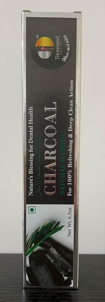 Charcoal Toothpaste 5 in 1 Natural Bambo Fluoride Free