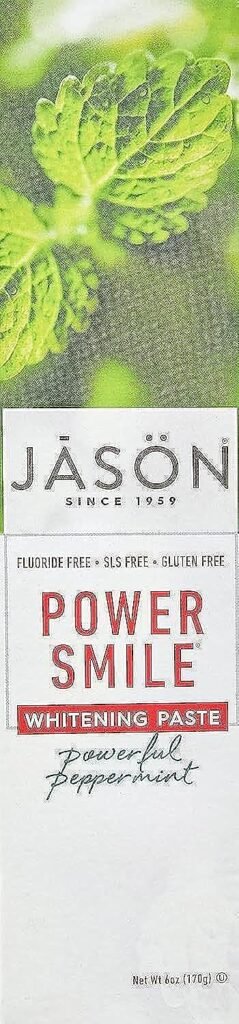 Jason Sea Fresh Strengthening Fluoride-Free Toothpaste, Deep Sea Spearmint, 6 Oz