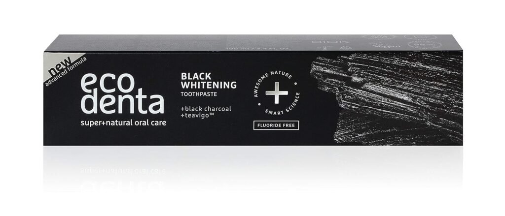 Charcoal and Teavigo Whitening Toothpaste, 3.4 Ounce