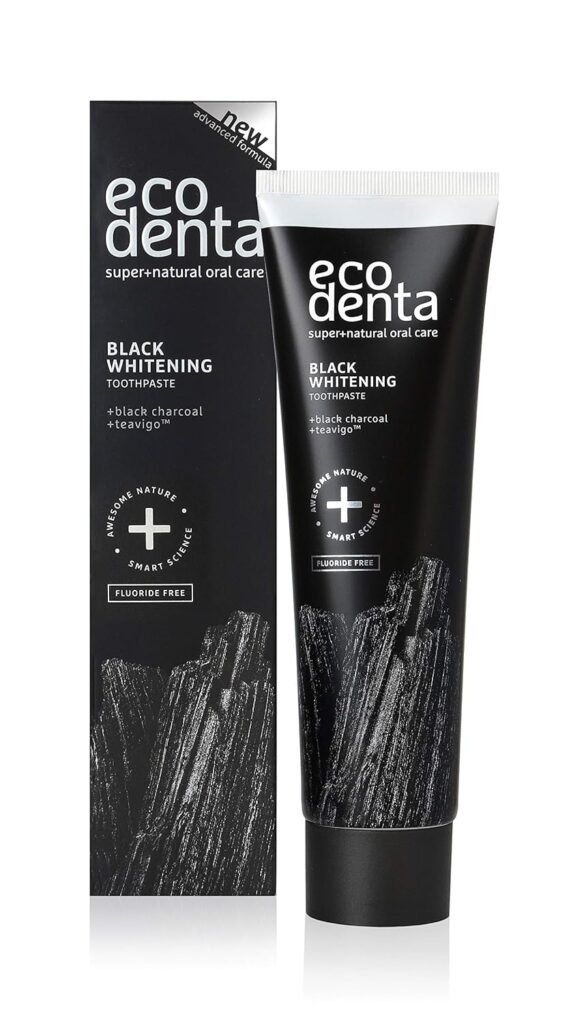 Charcoal and Teavigo Whitening Toothpaste, 3.4 Ounce